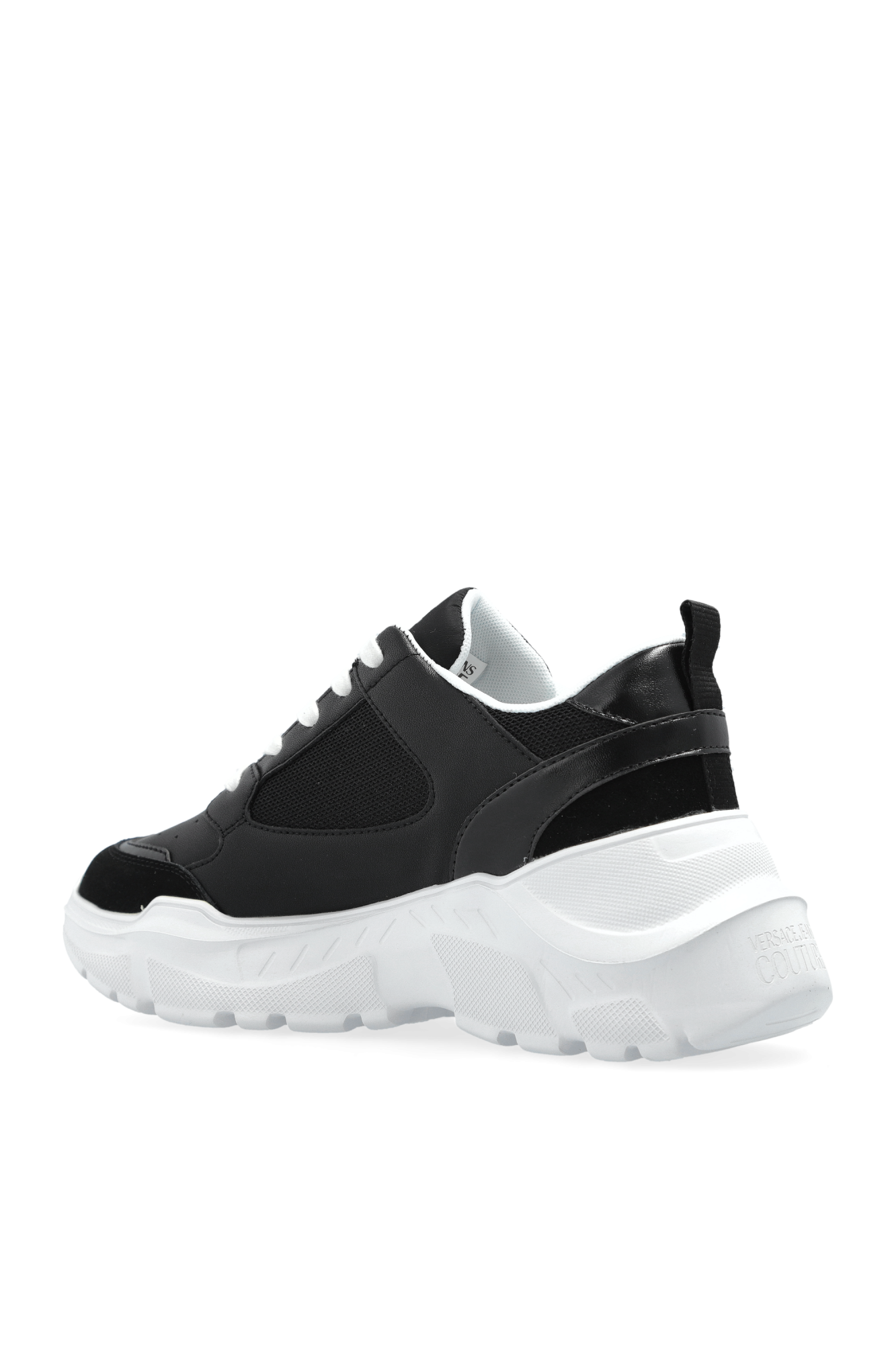 スニーカー VERSACE JEANS COUTURE Woman Sneakers Black 78VA3SC2ZPB04 899 Black Sneakers with logo Versace Jeans Couture - Vitkac France